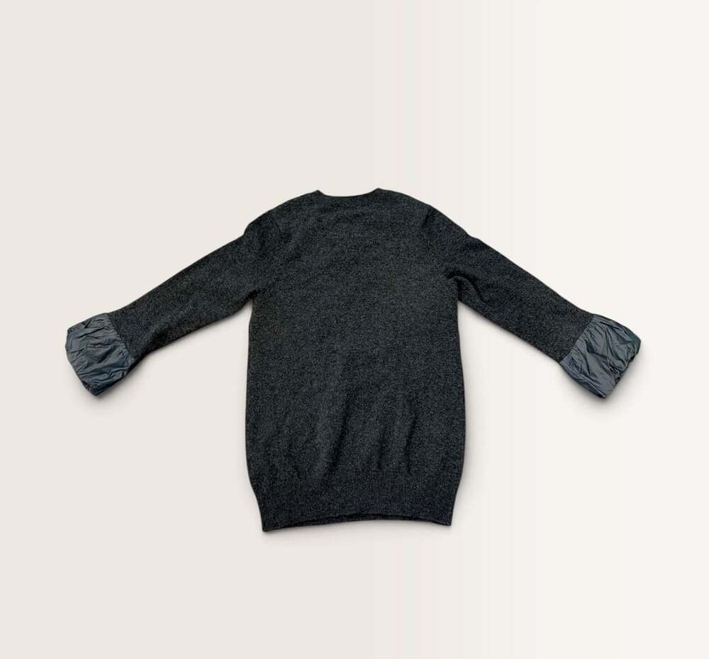 Vince Sweater Size XS Dark Gray Nylon Cuff Pullover